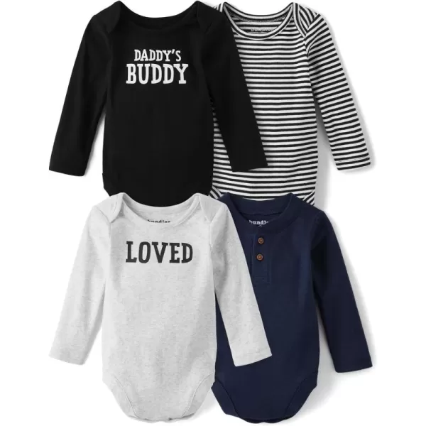 The Children's Place Baby Boy's and Newborn Long Sleeve Bodysuits