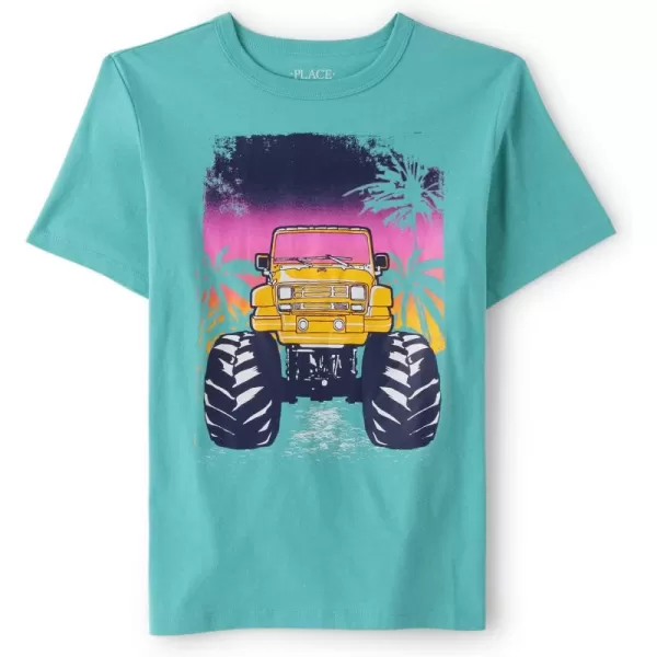 The Childrens Place Boys' Assorted Everyday Short Sleeve Graphic T-Shirts