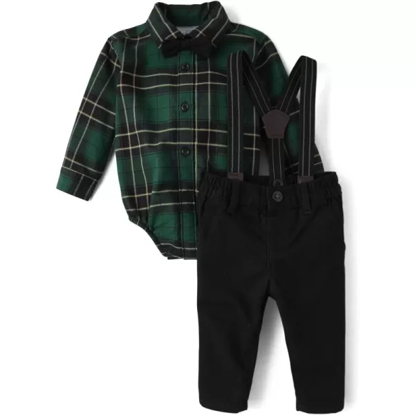 The Children's Place baby-boys And Newborn Long Sleeve Dress Shirt and Pants 2-piece Set