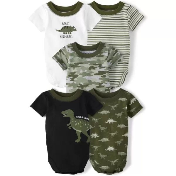 The Children's Place baby-boys And Newborn Short Sleeve BodysuitsShirt