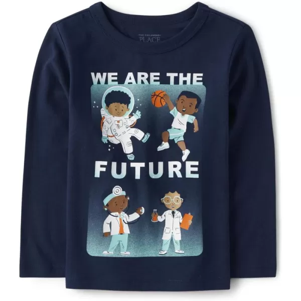 The Children's Place baby boys I Did My Best Elf Graphic Long Sleeve T Shirt
