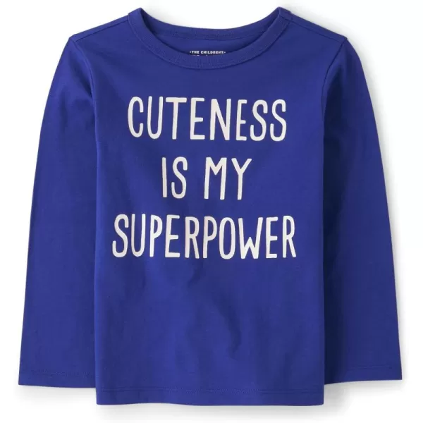 The Children's Place baby boys I Did My Best Elf Graphic Long Sleeve T Shirt
