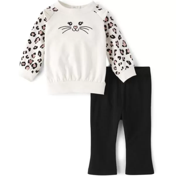 The Children's Place baby-girls And Newborn Long Sleeve Shirt and Pant 2-piece SetShirt