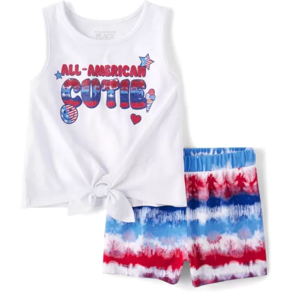 The Children's Place baby-girls And Toddler Sleeveless Tank Top and Shorts 2-piece Set
