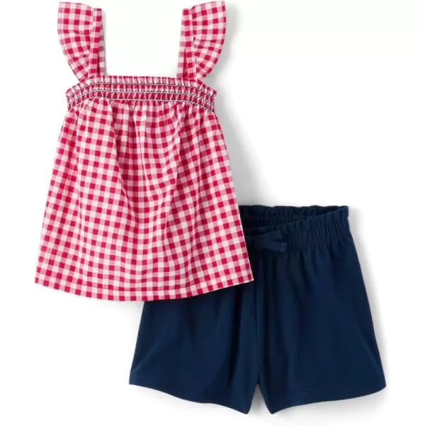 The Children's Place baby-girls And Toddler Sleeveless Tank Top and Shorts 2-piece Set