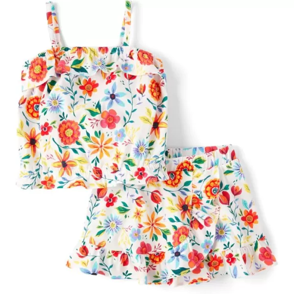 The Children's Place baby-girls And Toddler Sleeveless Tank Top and Skort 2-piece Set