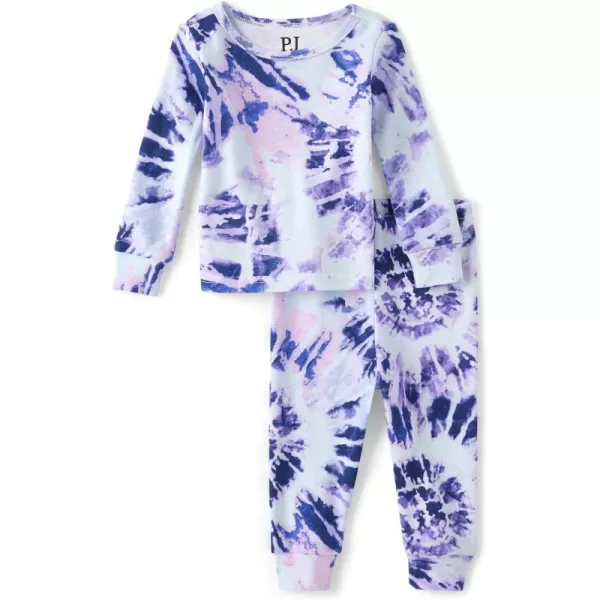 The Children's Place baby girls Tie Dye Long Sleeve Snug Fit Pajama