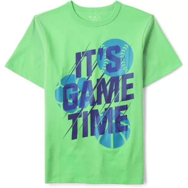 The Children's Place boys Game Day Graphic Short Sleeve Tee