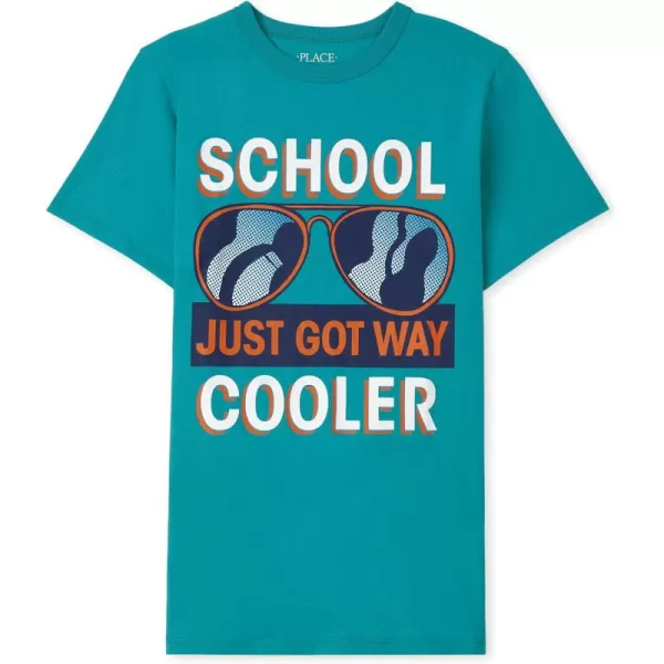 The Children's Place boys Kindergarten Rules Short Sleeve Graphic T shirt