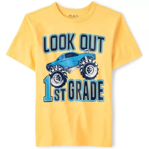 The Children's Place boys Kindergarten Rules Short Sleeve Graphic T shirt