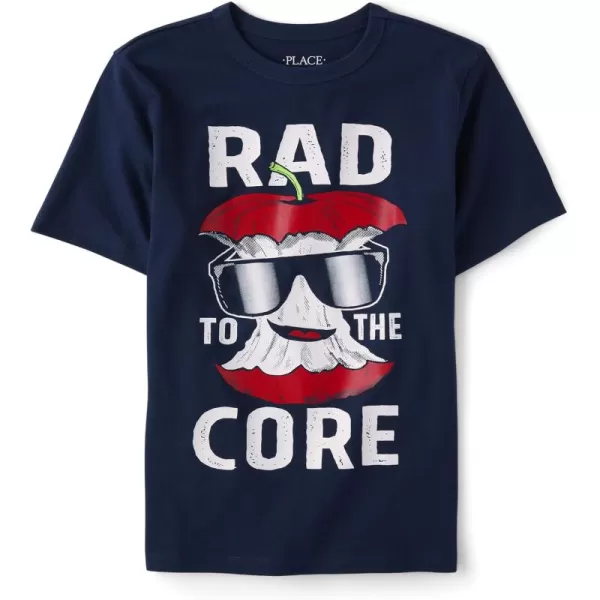 The Children's Place boys Kindergarten Rules Short Sleeve Graphic T shirt