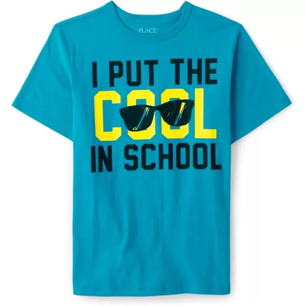 The Children's Place boys Kindergarten Rules Short Sleeve Graphic T shirt