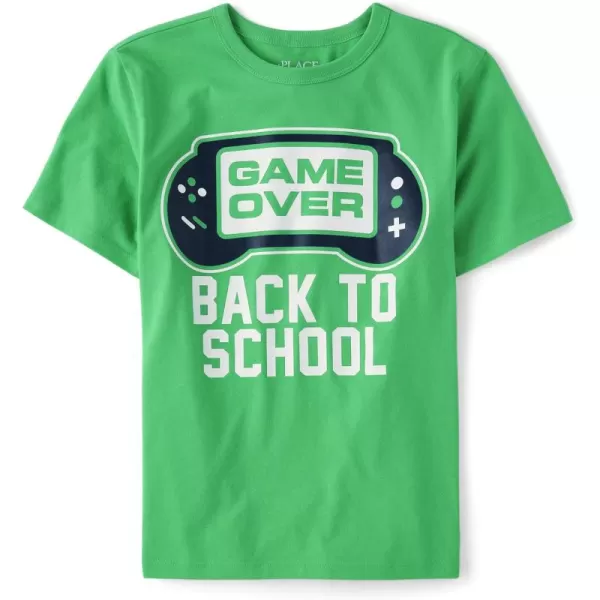 The Children's Place boys Kindergarten Rules Short Sleeve Graphic T shirt