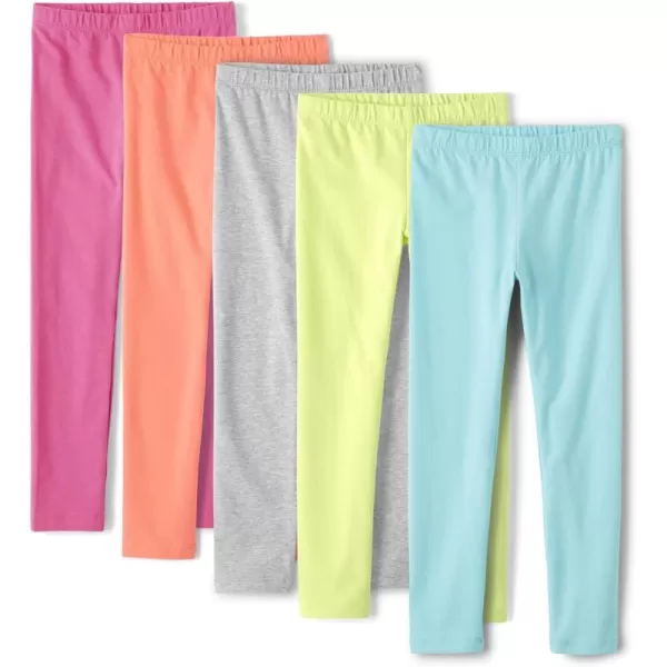 The Children's Place girls Assorted Leggings 5 Pack