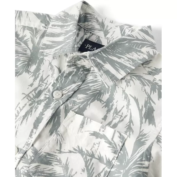 The Children's Place Boys' Short Sleeve Button Down Shirt