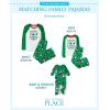 imageThe Childrens Place Baby Family Matching Holiday Pajama Sets FleeceGreen Christmas With My Gnomies