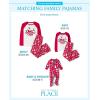 imageThe Childrens Place Baby Family Matching Holiday Pajama Sets FleeceRed Xmas Crew 24