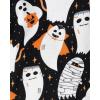 imageThe Childrens Place Baby and Kids Sibling Matching Holiday Pajama Sets CottonHalloween Ghosts Allover