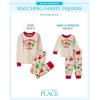 imageThe Childrens Place Baby and Kids Sibling Matching Holiday Pajama Sets CottonMilk and Cookies for Santa
