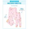 imageThe Childrens Place Baby and Kids Sibling Matching Holiday Pajama Sets CottonPink Halloween Ghost