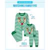 imageThe Childrens Place Baby and Kids Sibling Matching Holiday Pajama Sets CottonRudolph Christmas Stripe