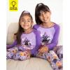imageThe Childrens Place Baby and Kids Sibling Matching Holiday Pajama Sets CottonWitchy Cat Halloween