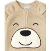 imageThe Childrens Place Baby and Toddler Fleece ZipFront One Piece Footed PajamaTeddy Bear