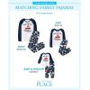 imageThe Childrens Place Family Matching Christmas and Holiday Pajama Sets CottonBlue Home for the Holidays