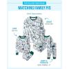 imageThe Childrens Place Family Matching Christmas and Holiday Pajama Sets CottonBlue Ski