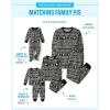 imageThe Childrens Place Family Matching Christmas and Holiday Pajama Sets CottonFairsile  Black