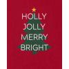 imageThe Childrens Place Family Matching Christmas and Holiday Pajama Sets CottonHolly Jolly