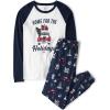 imageThe Childrens Place Family Matching Christmas and Holiday Pajama Sets CottonHome for Holidays