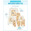 imageThe Childrens Place Family Matching Christmas and Holiday Pajama Sets CottonIts Fall Yall
