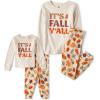 imageThe Childrens Place Family Matching Christmas and Holiday Pajama Sets CottonIts Fall Yall