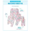imageThe Childrens Place Family Matching Christmas and Holiday Pajama Sets CottonMerry Joy Pink