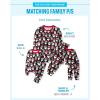 imageThe Childrens Place Family Matching Christmas and Holiday Pajama Sets CottonSanta Allover