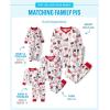 imageThe Childrens Place Family Matching Christmas and Holiday Pajama Sets CottonSanta Sleds