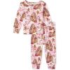 imageThe Childrens Place Baby and Kids Sibling Matching Holiday Pajama Sets CottonGingerbread House