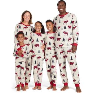 imageThe Childrens Place Family Matching Christmas and Holiday Pajama Sets CottonMoose Bear