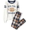 imageThe Childrens Place Baby Family Matching Football Pajama Sets CottonTis the Season