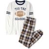 imageThe Childrens Place Baby Family Matching Football Pajama Sets CottonTis the Season