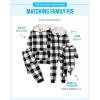 imageThe Childrens Place Baby Family Matching Holiday Pajama Sets FleeceBlackWhite Check