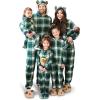 imageThe Childrens Place Baby Family Matching Holiday Pajama Sets FleeceMoose Plaid