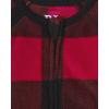 imageThe Childrens Place Baby and Kids Sibling Matching Christmas Pajama Sets FleeceRedBlack Check