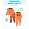 imageThe Childrens Place Baby and Toddler Halloween Pumpkin Pajamas CottonPumpkin 2 Piece