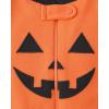 imageThe Childrens Place Baby and Toddler Halloween Pumpkin Pajamas CottonPumpkin One Piece