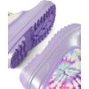 imageThe Childrens Place Girls Faux Fur Trim Winter Snow BootPurple Cream Swirl