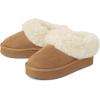 imageThe Childrens Place Girls IndoorOutdoor Comfy SlipOn Platform Shoe Faux Fur LinedTan