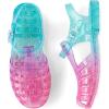 imageThe Childrens Place Girls Jelly Fisherman SandalsGlitter Ombre Multicolor