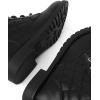 imageThe Childrens Place Girls Lace Up Combat BootBlack Quilted